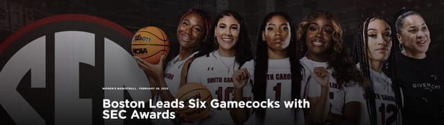 South Carolina did their thing